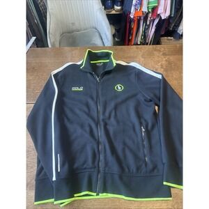 Ralph Lauren Polo Sport Performance Jacket Size Large Thermo Vent Black Green